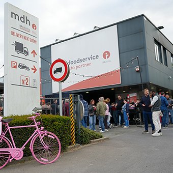 Rénovation complète du magasin mdh foodservice de Sint-Pieters-Leeuw